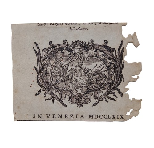 Antica stampa incisione - *hh*,