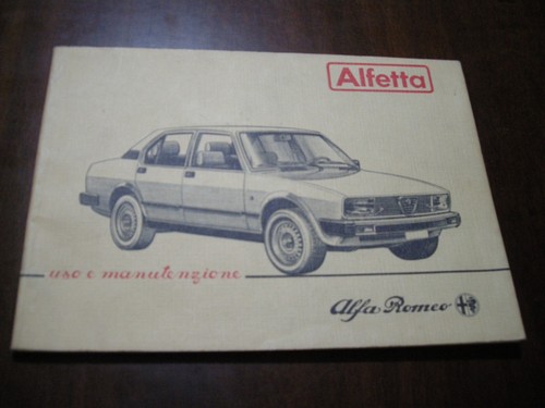 Alfa romeo libretto uso - libretto,