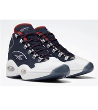 H01281 Rebook Question Mid Retro Team USA Olympic Allen Iverson taglia 10 uomo