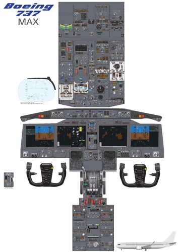 Boeing 737 max cockpit - 737,
