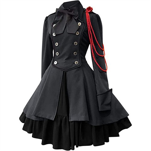 Vestito donna gotico balza