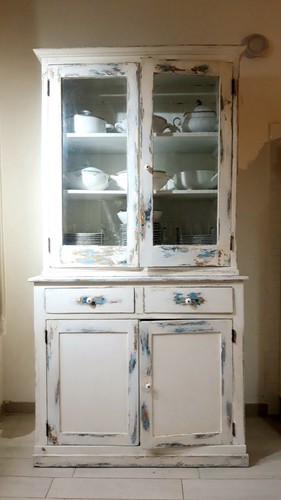 Credenza antica vetrina - , doppio