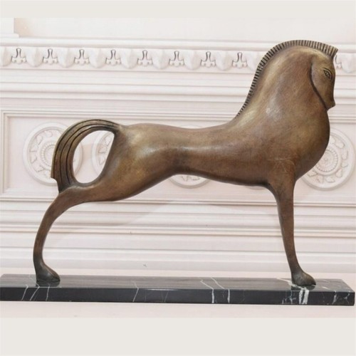 Grande scultura cavallo - , bronzo