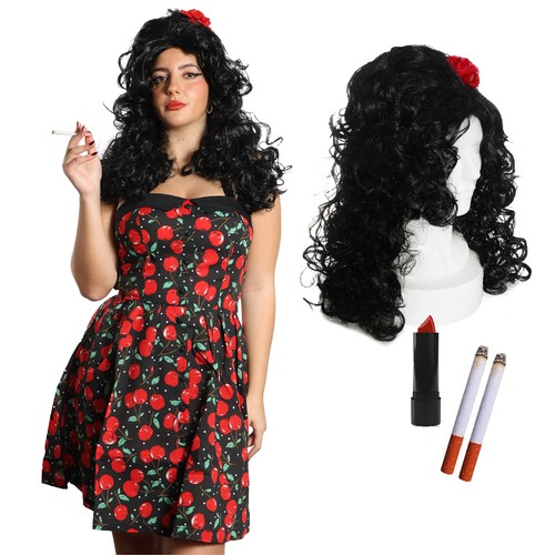 Amy winehouse costume parrucca - amy,