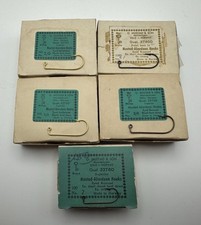 5 scatole di ganci vintage