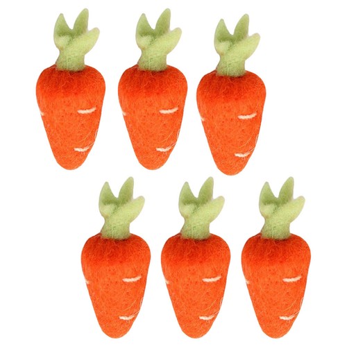Pezzi feltro carota - 6,
