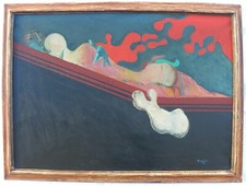 Giancarlo BRAGHIERI (Piacenza 1930-2009) Figure fantasmatiche ed ectoplasmi 1970