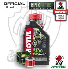 TAGLIANDO 1 LT OLIO MOTUL 5100 10W40 FILTRO HONDA CRF 450 RX 2017 - 2021