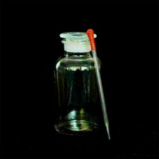 Vetro trasparente terra bocca