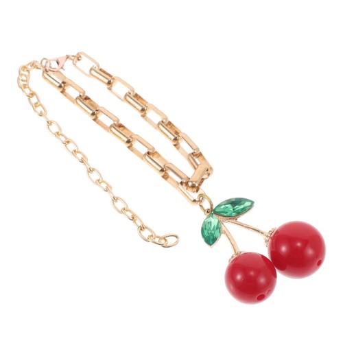 Collana ciliegia orecchini - collana,