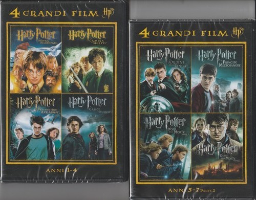 Dvd harry potter 8 - dvd, 1-8