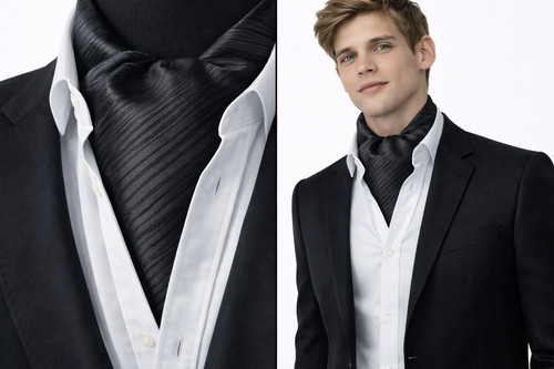 Cravatta uomo twill ascot - uomo,