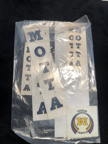 Gianni motta bicycle decals - gianni,