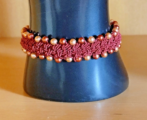 Bracciale uncinetto fascia - bracciale,