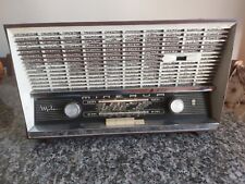 RADIO A VALVOLE MINERVA MILANO CON FM-OM-FONO OCCHIO MAGICO FUNZIONANTE.