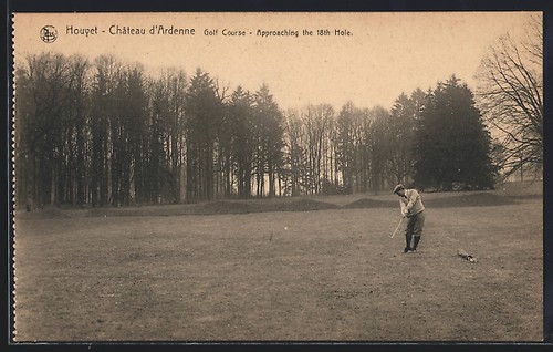 Houyet golfista sul campo da - houyet,,