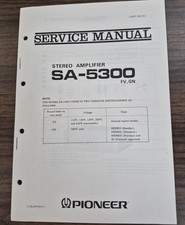 Pioneer SA-5300 Amplificatore