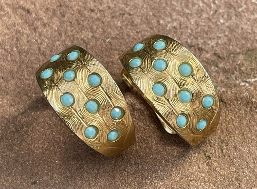 Orecchini clip vintage - a,