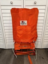 Zaino Vintage Escursionismo Corniciato Made In Japan Campeggio Perla Marca Metallizzata