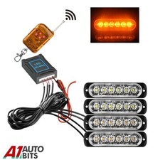 LED Ambra Strobo Lampeggiante Luce Recupero Camion Specifico RC Kit 12V