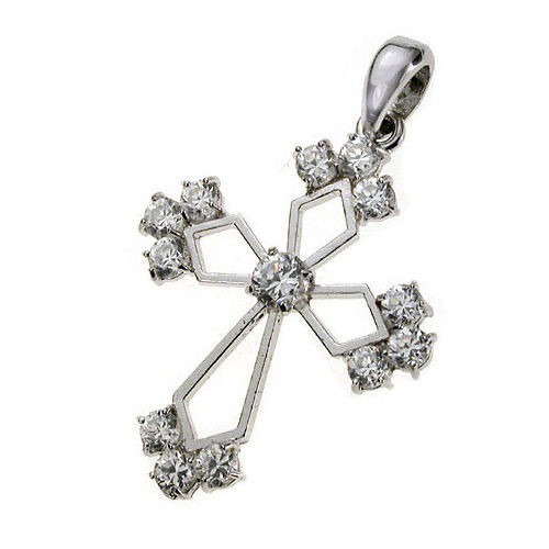 Croce oro pendente kt - pendente, 18