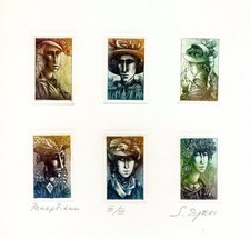 ZSUZSA EGRESI - PANOPTICUM - INCISIONE FIRMATA