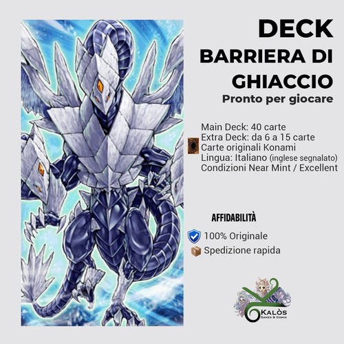Yugioh mazzo deck barriera di - yugioh!,