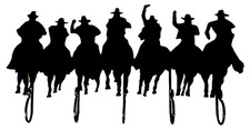 Appendiabiti cowboy cavalli