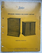 LESLIE 122/142/242 MANUALE DI