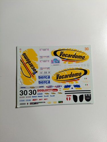 Decals renault megane - 1/43,