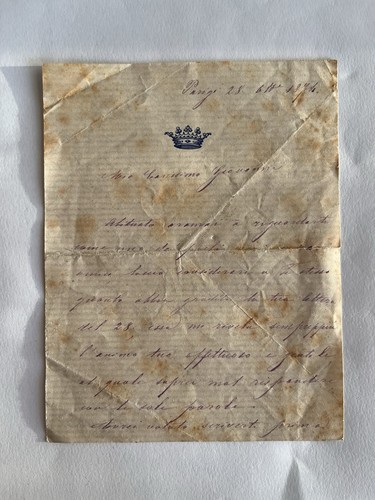 Lettera manoscritta antica - , –