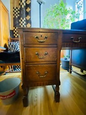 Scrivania e 2 Poltrone antiche (fine 800)