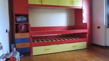 MOBILE CAMERETTA BAMBINI + 2 LETTI SALVASPAZIO