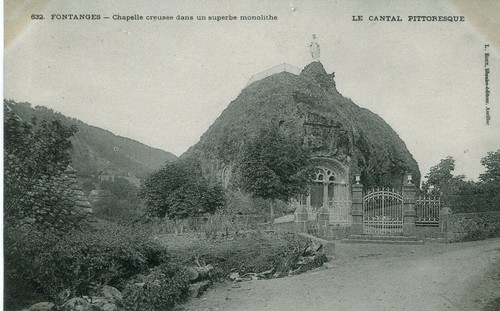 Fontanges chapelle creusée - fontanges,