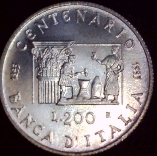Italy 1993 200 lire - -,