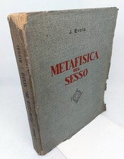 JULIUS EVOLA. METAFISICA DEL SESSO. Atanor, 1958 (1° ed.)