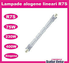 Lampada Alogena lineare per faretto R7S  78mm  118mm  120 230 500 W
