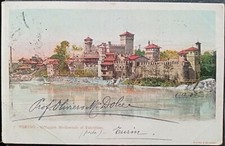 1900-Torino - villaggio medievale al Valentino