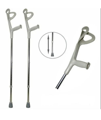 Coppia stampelle ergonomiche - coppia,