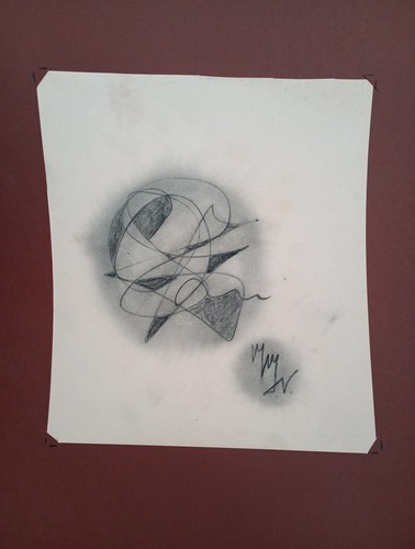 Vecchio disegno matita - vecchio,