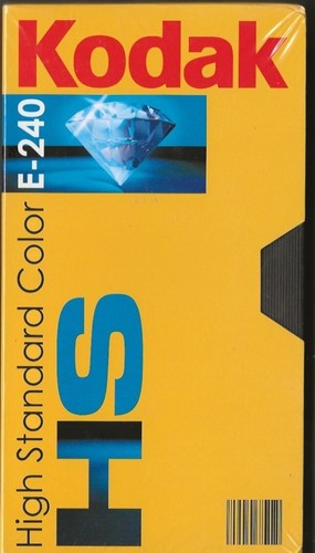 Kodak 2 videocassette - kodak,