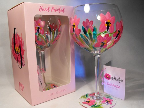 Bicchiere gin donna - , dipinto