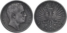 REGNO D'ITALIA - VITTORIO EMANUELE III - 2 LIRE AQUILA SABAUDA 1901 - REPLICA