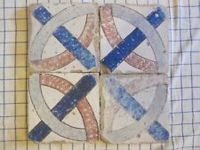 4 mattonelle riggiola ceramica