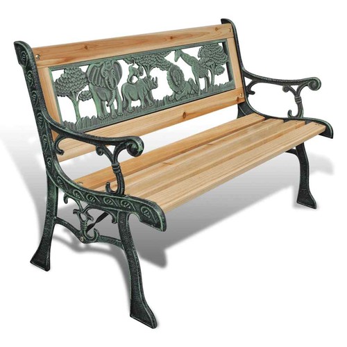 Panchina per bambini bronzo - bambini, e
