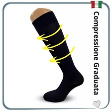 Calze Compressione Graduata Uomo Donna Calze Elastiche Sanitarie Gambaletti in