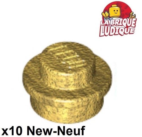 Lego 10x plate round - round, plaque