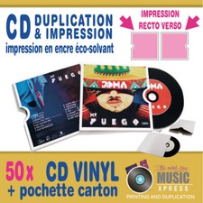 Duplicazione CD - 50 CD VINILE