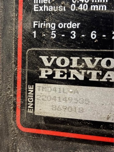 Volvo penta tmd41l motore - penta,