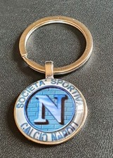 Portachiavi calcio ⚽️ NAPOLI ? SOCIETÀ SPORTIVA medaglia distintivo RESINATO❗️